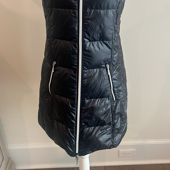 Women’s Anorak long puffer vest size XS NWT down - Picture 3 of 10